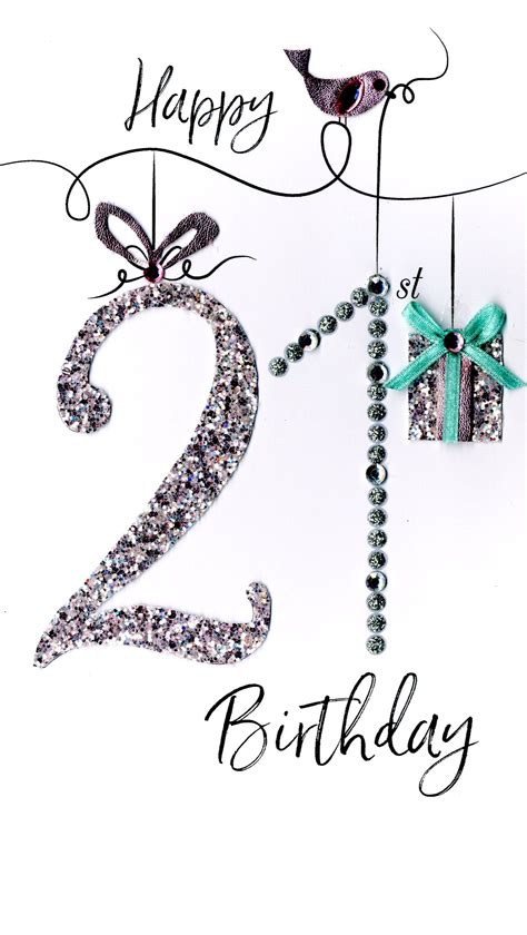 Printable 21St Birthday Cards