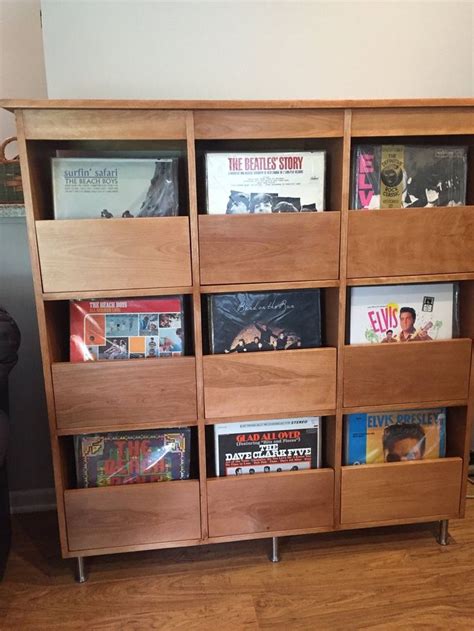 Record Cabinet Detailed Plans - Etsy Canada | Vinyl record storage diy ...