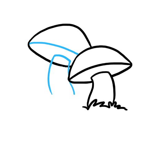 How to Draw a Mushroom: Easy Step-by-Step Mushroom Drawing Tutorial for ...