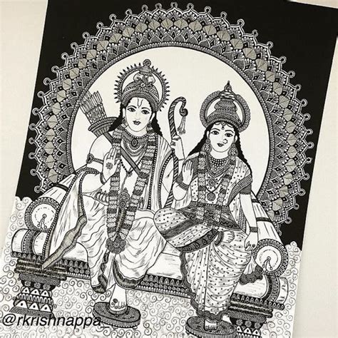 20+ Inspiration Sita Easy Drawing Of God Ram - Sarah Sidney Blogs