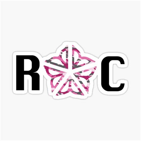 "Roc Pink Camo" Sticker by ahenry301 | Redbubble