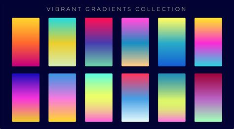 colorful gradient abstract background set - Download Free Vector Art ...