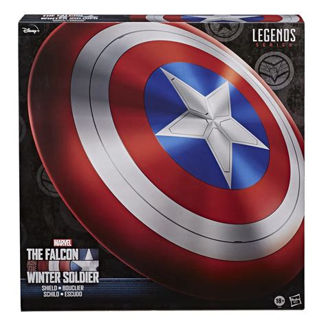 Marvel Legends Captain America Shield ~ Avengers Metal Prop Replica ...