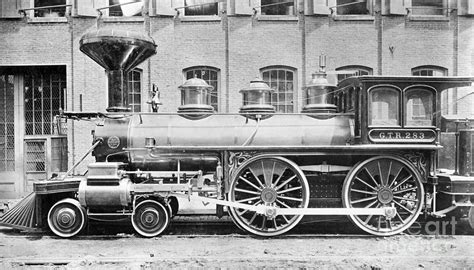 Baldwin Locomotive, 1870 Photograph by Granger