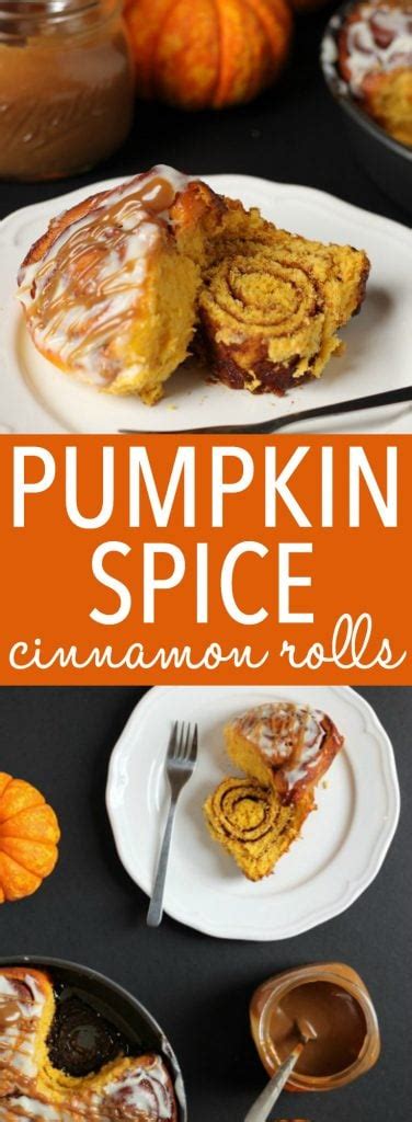 Pumpkin Spice Cinnamon Rolls - The Busy Baker