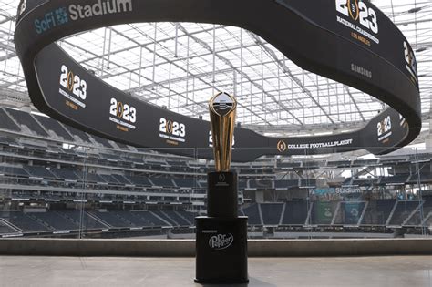 SoFi Stadium begins prep for 2023 CFP National Championship game - Los ...