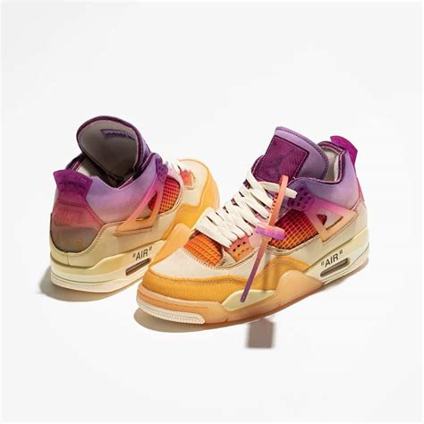 Off-White x Air Jordan 4 Retro "Dusk" Is All The Colours of the Sunset