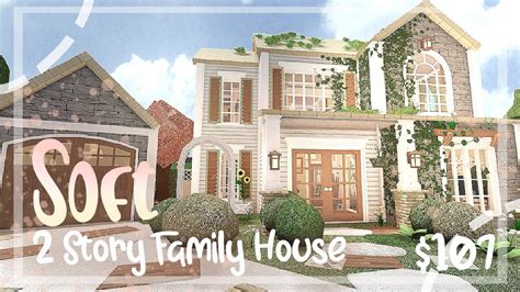 Roblox | Bloxburg: Soft 2 Story Family House | House Build - YouTube