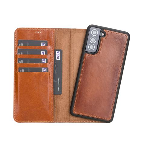 Magic Magnetic Detachable Leather Wallet Case for Samsung Galaxy S21 P ...