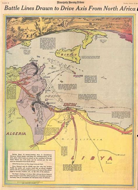 Wwii Africa Campaign Map