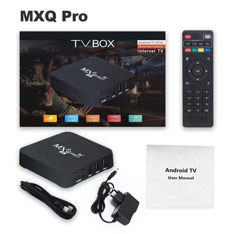 TV Box MXQ Pro 4K 5G 8GB/128GB Smart TV Hdmi Android 10.1 - Azob ...