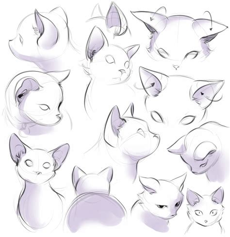 Anime Cat Ears Drawings