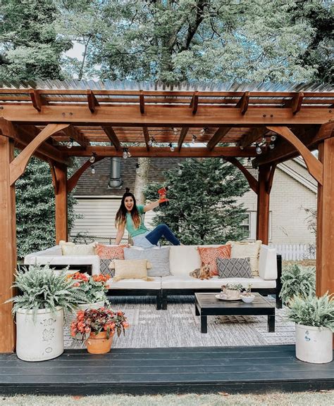 Diy Metal Roof Pergola : perforated corrugated metal panels pergola ...