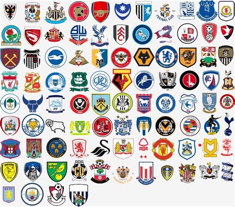 English Football Club Logos