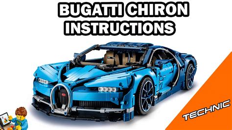 LEGO INSTRUCTIONS - Bugatti Chiron - TECHNIC - LEGO Set 42083 - YouTube