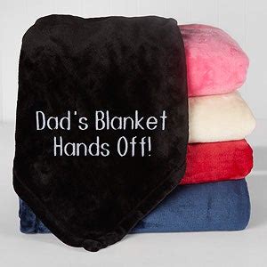 Personalized Fleece Blankets - Two Lines Custom Text