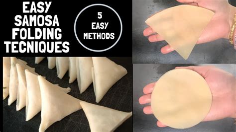 5 Samosa Folding Techniques - How To Fold Samosa perfectly (Ramzan ...