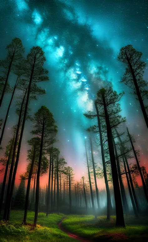 Forest stars by alisonrich on DeviantArt