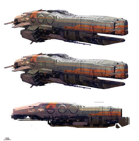 Briddarri Orbital Jump Troop Ship