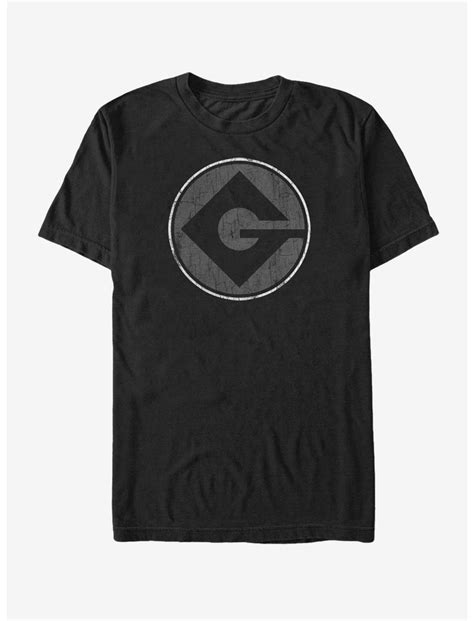 Despicable Me Gru Logo T-Shirt - BLACK | Hot Topic