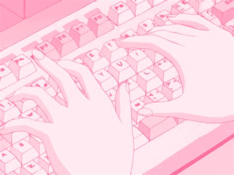 Pink Aesthetic GIF - Pink Aesthetic Typing - Discover & Share GIFs