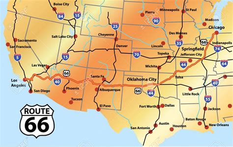 Printable Route 66 Map | Printable Maps