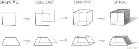 How To Draw 3d Shapes Step By Step For Kids