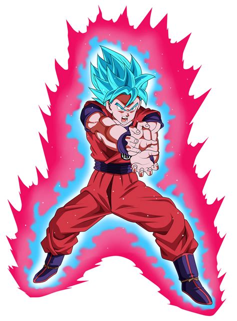 Goku Super Saiyan Blue Kaioken by ChronoFz on DeviantArt