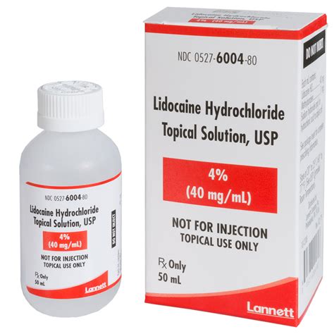 Lidocaine Hydrochloride Topical Solution USP, 4%, Cherry Flavor ...