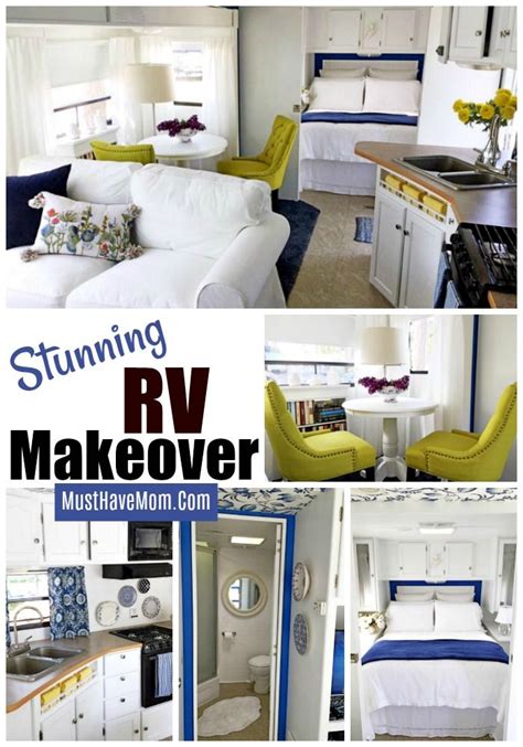 Stunning RV makeover with before and after photos. Get travel trailer ...