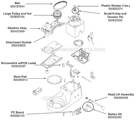 Hamilton Beach CPM700 Parts List and Diagram - (A) : eReplacementParts.com