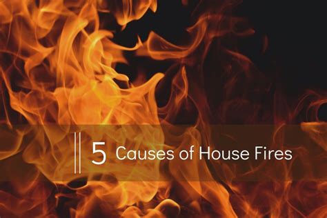 Causes Of House Fires In Canada