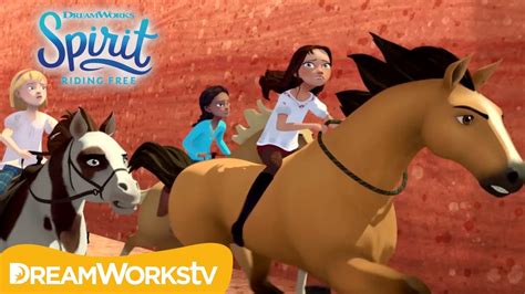 Lucky and Spirit to the Rescue | SPIRIT RIDING FREE | Netflix Chords ...