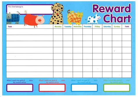 Monthly Reward Chart Printable - Printable Word Searches