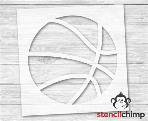 Basketball Stencil Sports Stencil Ball Stencil Playroom | Etsy