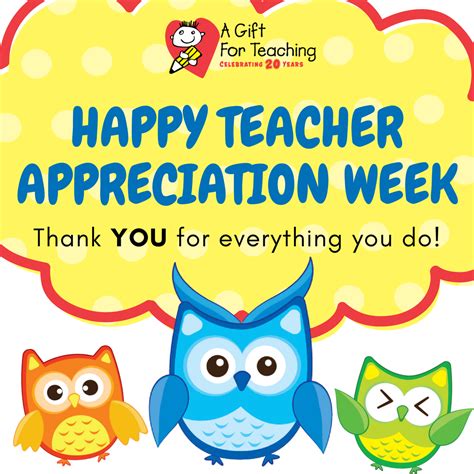 Happy Teacher Appreciation Week Clip Art