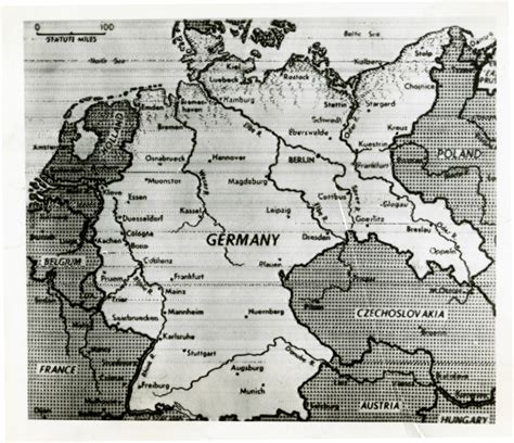 Map of 1937 Germany, published in 1945 | The Digital Collections of the ...