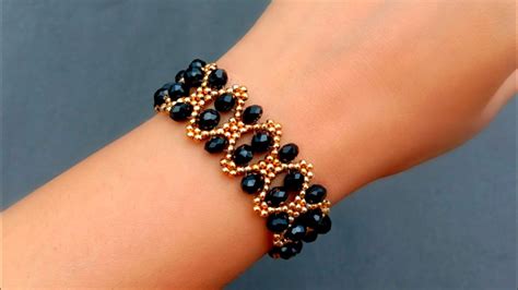 How To Make Bracelet//Crystal & Seed Beads Bracelet// Useful & Easy ...