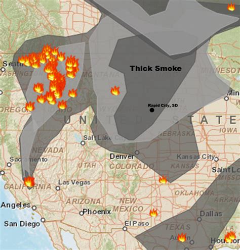 Map Of The Washington State Fires - Printable Map