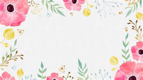 Watercolor Floral Wallpaper Hd | WolverineWall