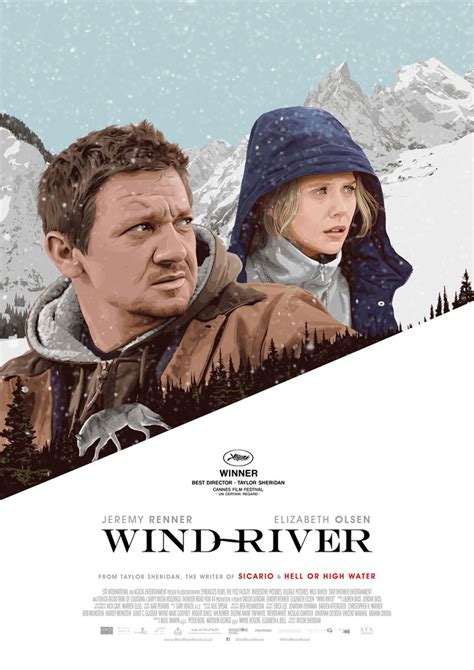 Wind River by Adam Stothard - Home of the Alternative Movie Poster -AMP-