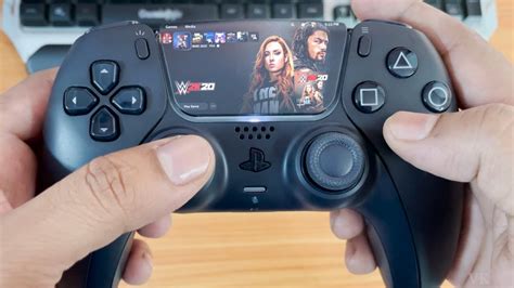 PS5 DualSense Controller with OLED Touch Pad Screen - YouTube