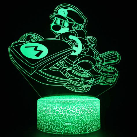 Super Mario 3D Optical Illusion Lamp — 3D Optical Lamp