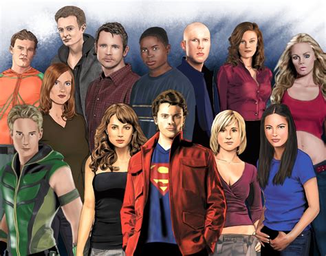 ArtStation - Smallville cast