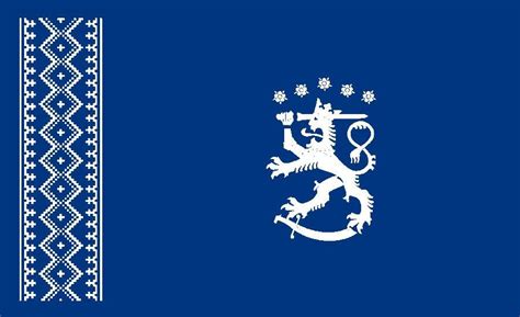 Concept for an alternative Finnish flag, I think it looks kinda cool ...