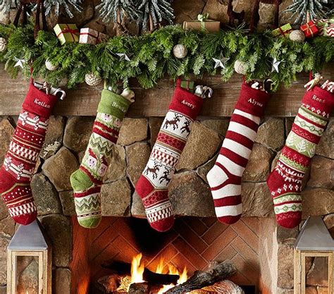 knit stocking - Google Search | Pottery barn christmas stocking