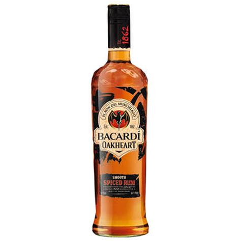 Bacardi Oakheart Spiced Rum 750ml | Liquor Store Online