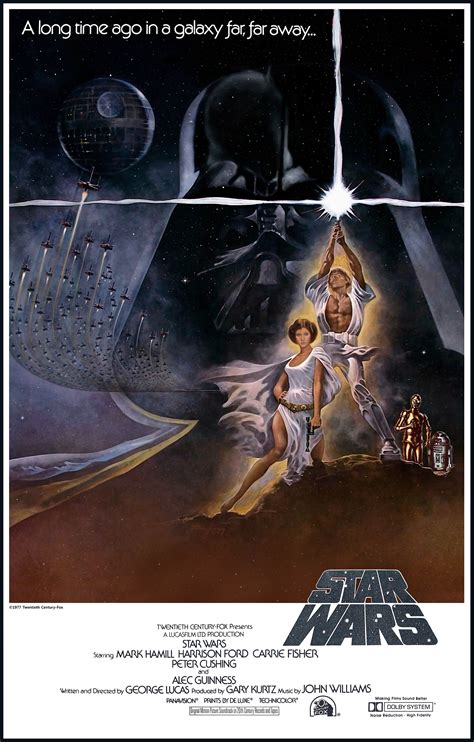 Printable Star Wars IV: A New Hope Ver.2 1977 Vintage Poster - Etsy Denmark