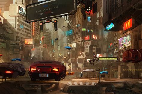 Cyberpunk 2077 Night City Concept Art