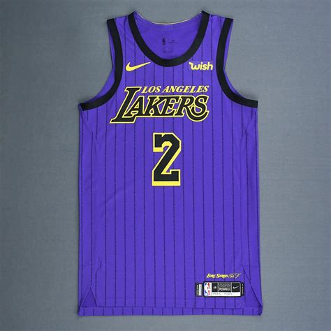 Lonzo Ball - Los Angeles Lakers - Christmas Day' 18 - Game-Worn City ...